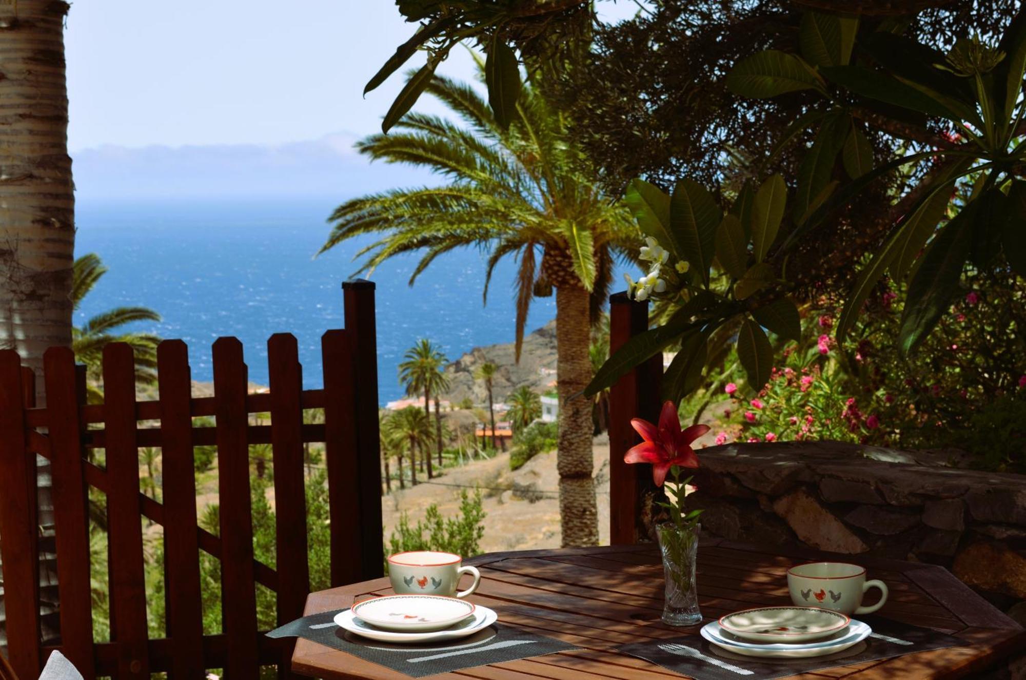 Cabana Los Palmeros, Vista Al Mar Y La Montana Alojera Eksteriør billede